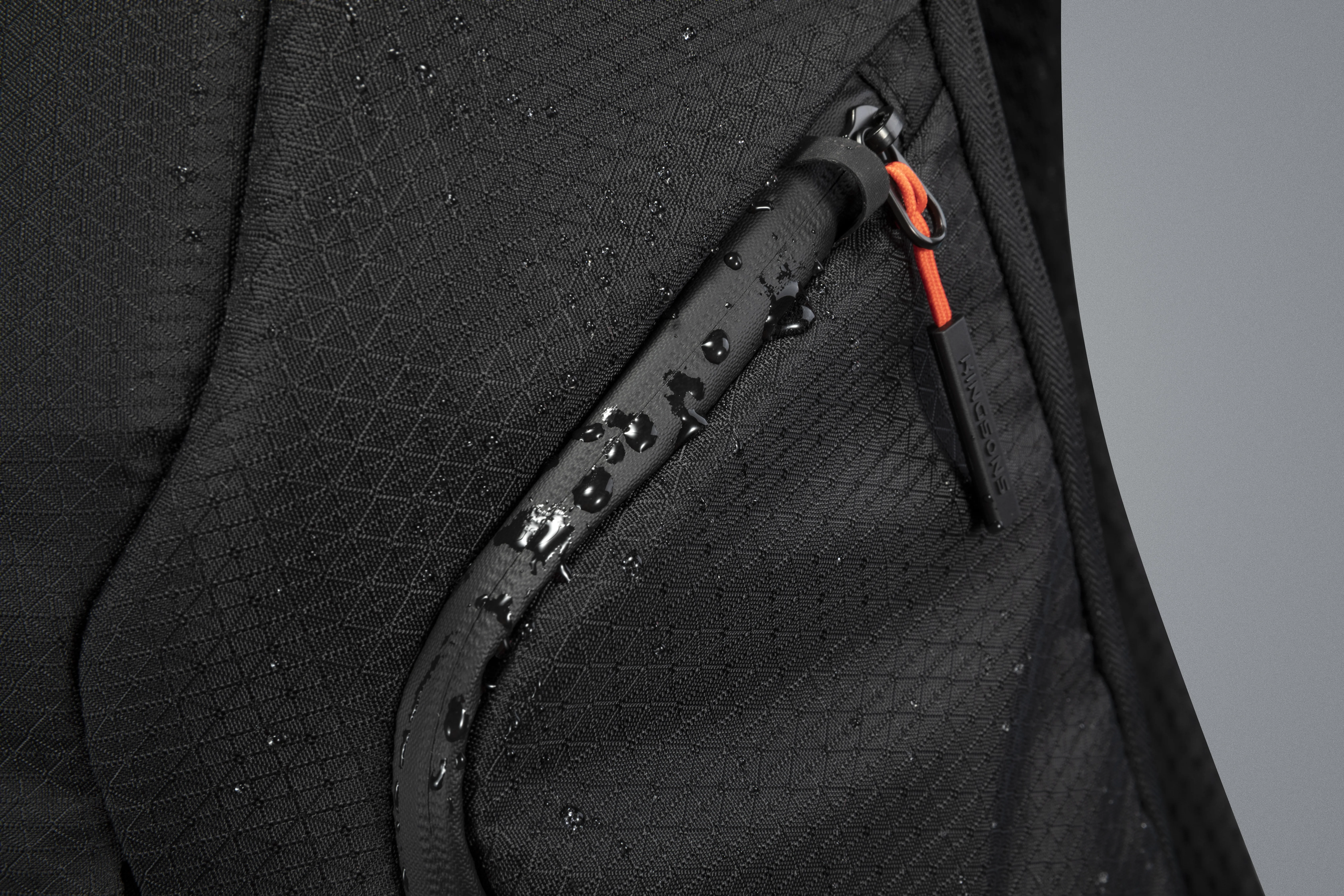 Waterproof zippers