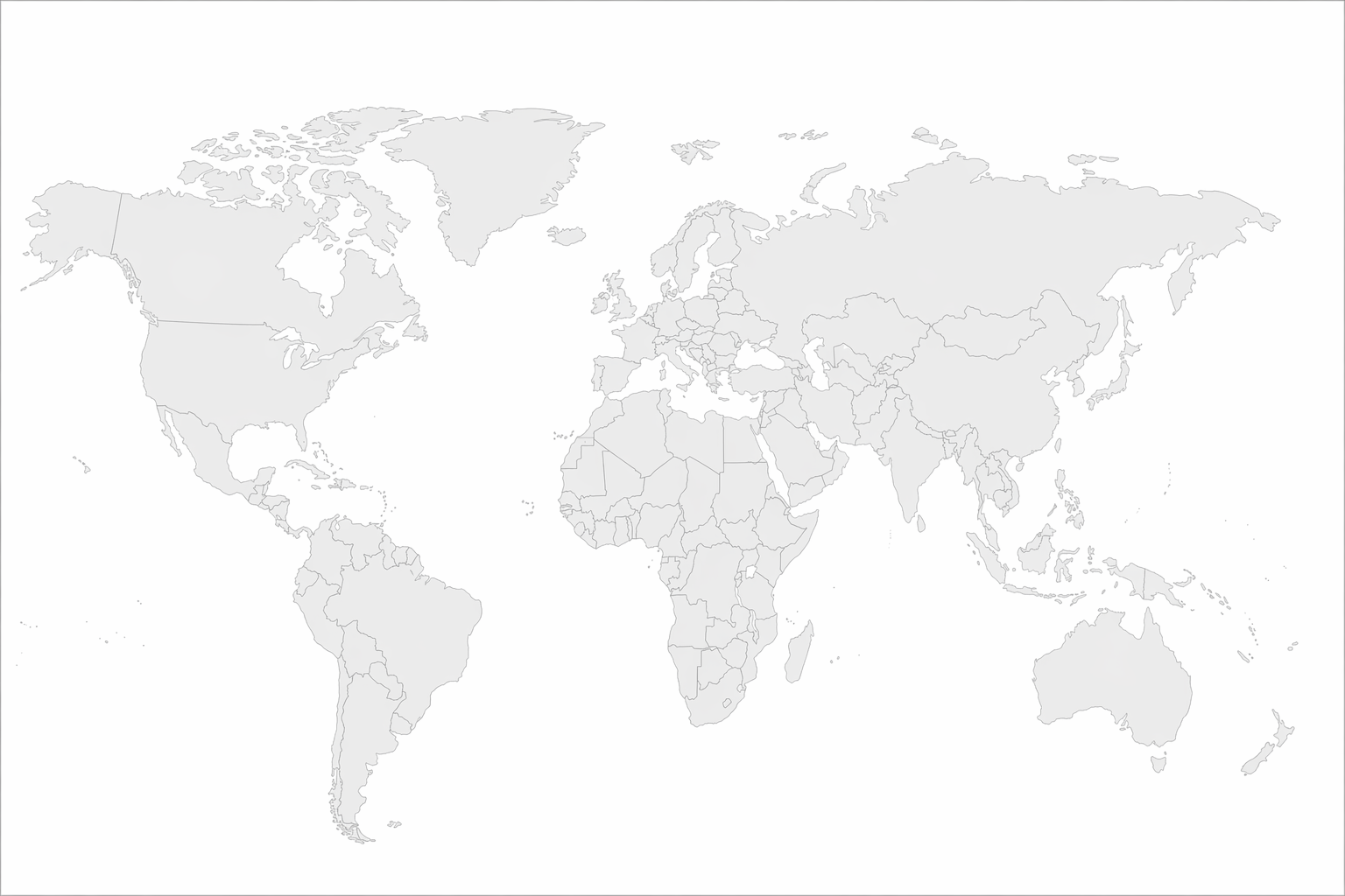 Kingsons Global Distribution Coverage Map